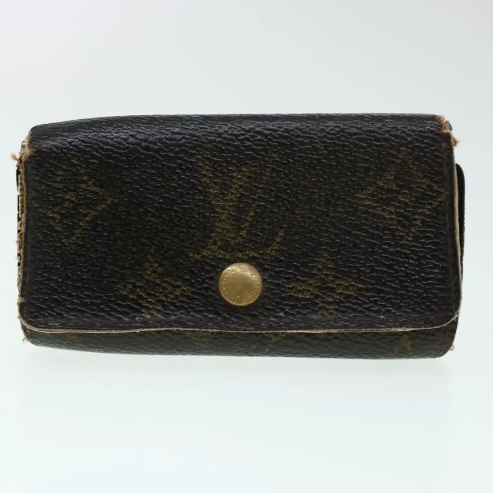 Louis Vuitton Monogram Key Holder/Wallet #1629***